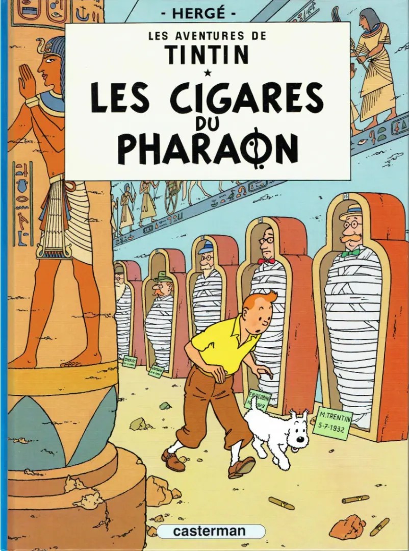 Couverture de l'album Tintin Tome 4 Les cigares du pharaon