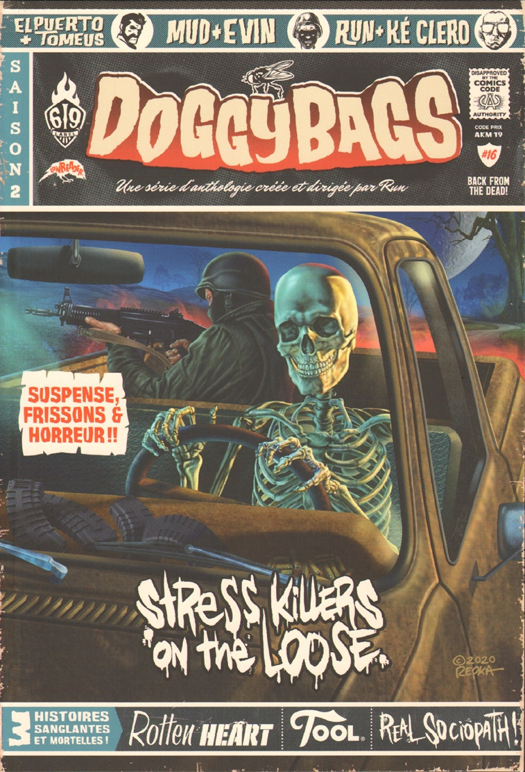 Couverture de l'album Doggybags Vol. 16 Stress Killers on the Loose