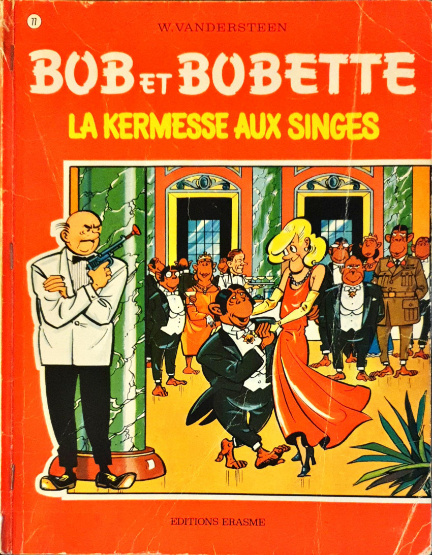 Couverture de l'album Bob et Bobette Tome 77 La Kermesse aux Singes