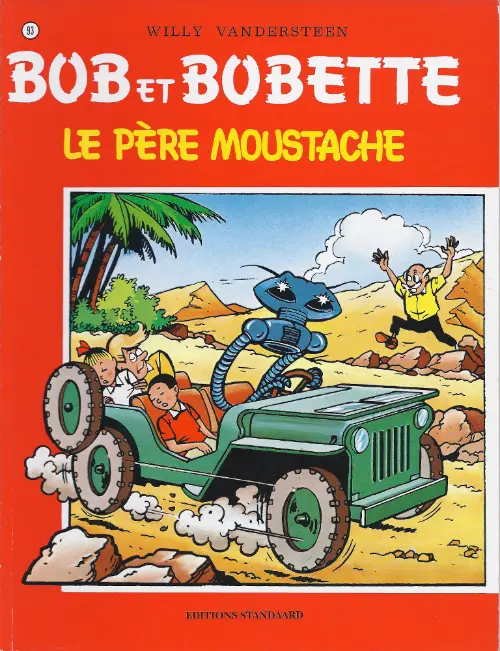 Couverture de l'album Bob et Bobette Tome 93 Le Père Moustache