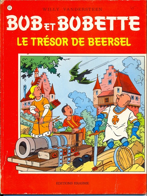 Couverture de l'album Bob et Bobette Tome 111 Le trésor de Beersel