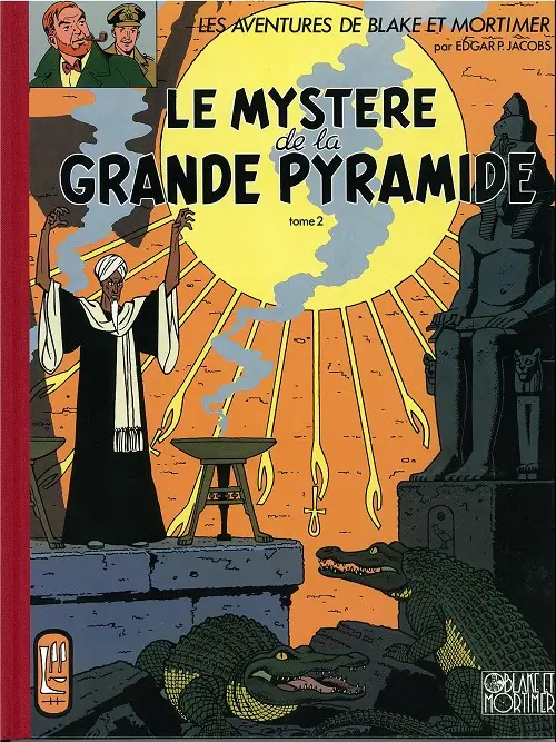 Couverture de l'album Blake et Mortimer Tome 5 Le Mystère de la Grande Pyramide - Tome 2