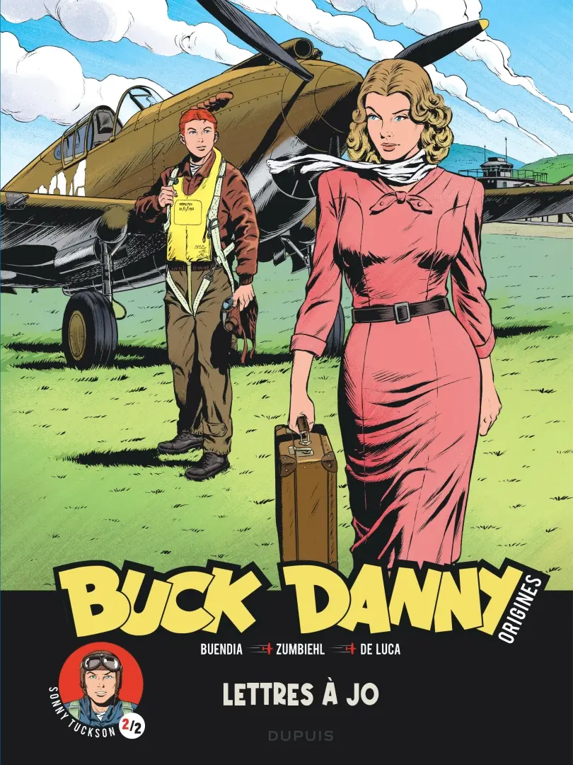 Couverture de l'album Buck Danny - Origines Sonny Tuckson 2/2 Lettres à Jo