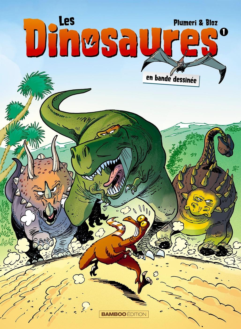 Couverture de l'album Les Dinosaures en BD Tome 1