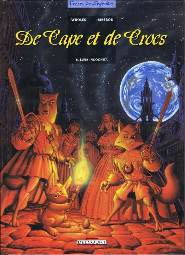 Couverture de l'album De Cape et de Crocs Tome 6 Luna incognita