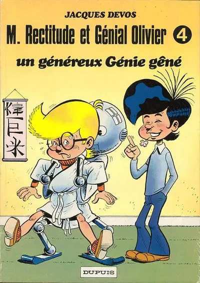 Couverture de l'album M. Rectitude et Génial Olivier Tome 4 Un généreux génie gêné