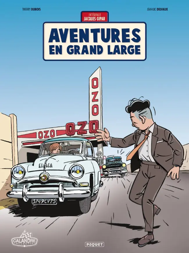 Couverture de l'album Une aventure de Jacques Gipar Intégrale Aventures en Grand Large