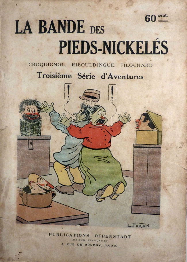 Couverture de l'album Les Pieds Nickelés 1ère série (1915-1917) Tome 3 Troisième série d'Aventures