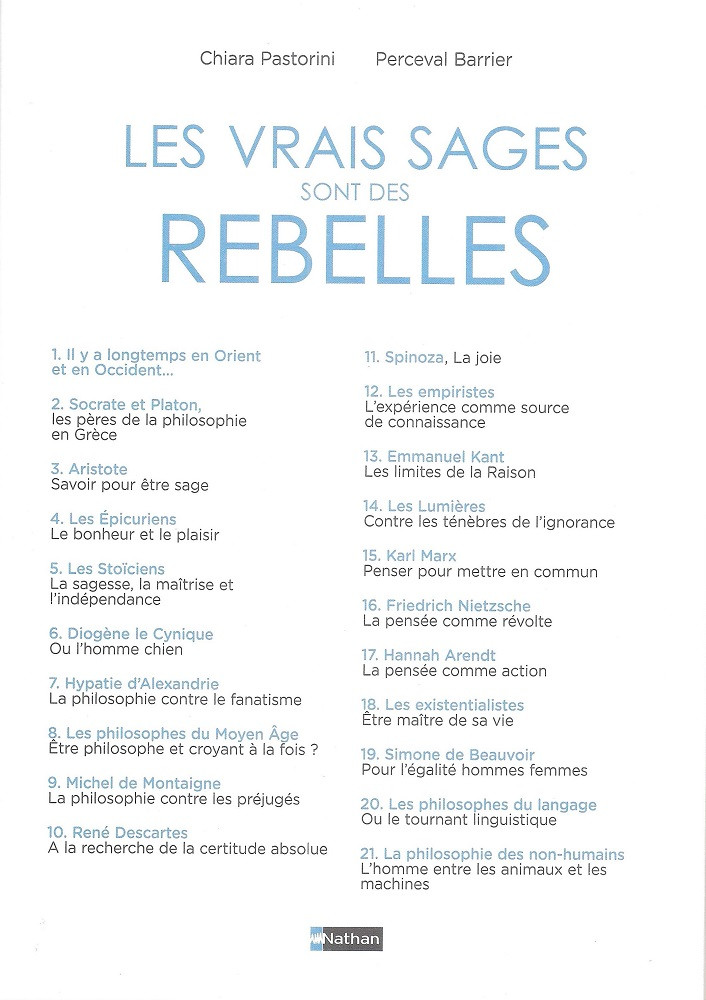 Planche de l'album Les vrais sages Les vrais sages sont des rebelles