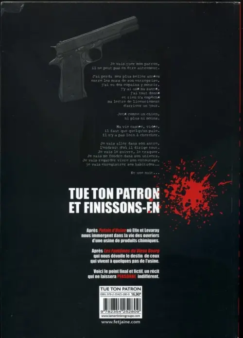 Verso de l'album Putain d'usine Tome 3 Tue ton patron