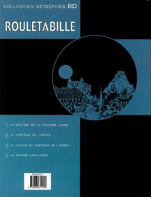 Verso de l'album Rouletabille Tome 4 La poupée sanglante