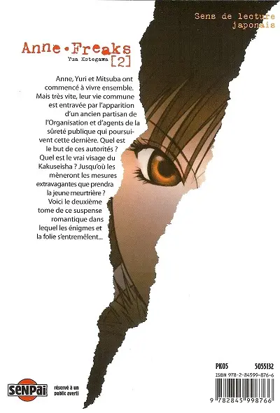 Verso de l'album Anne freaks 2