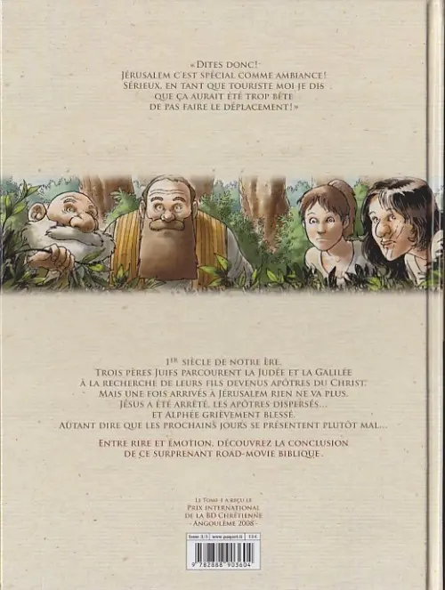 Verso de l'album Le Voyage des pères Tome 3 Simon