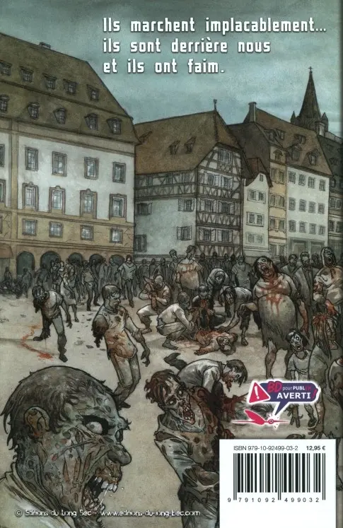 Verso de l'album Zombie walk Tome 1