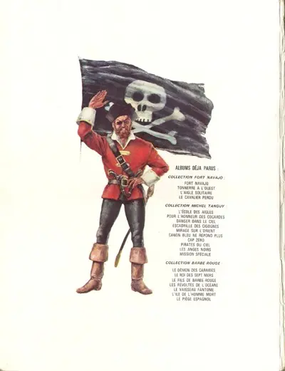 Verso de l'album Barbe-Rouge Tome 1 Le démon des Caraïbes
