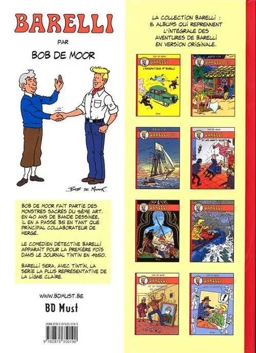 Verso de l'album Barelli Tome 2 Barelli et les agents secrets