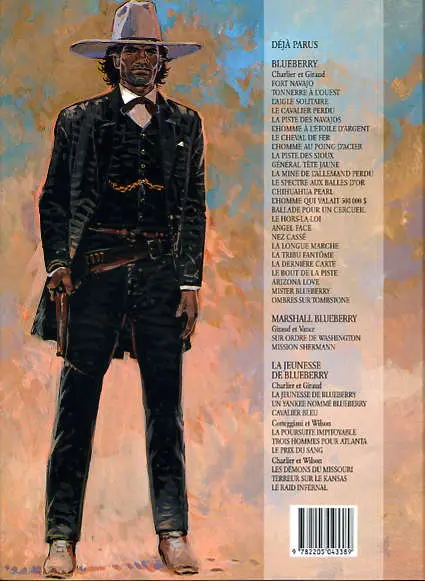 Verso de l'album Blueberry Tome 10 Général Tête Jaune