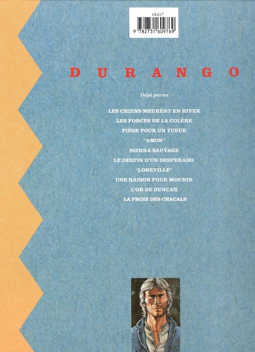 Verso de l'album Durango Tome 6 Le destin d'un desperado