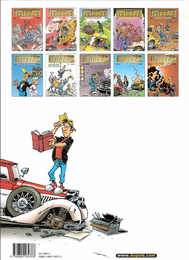 Verso de l'album Garage Isidore Tome 9 Panne d'allumage