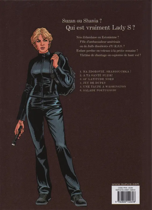 Verso de l'album Lady S. Tome 5 Une taupe à Washington