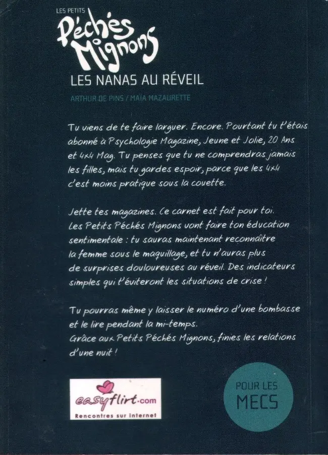 Verso de l'album Péchés mignons (Les petits) Tome 1 Les nanas au réveil