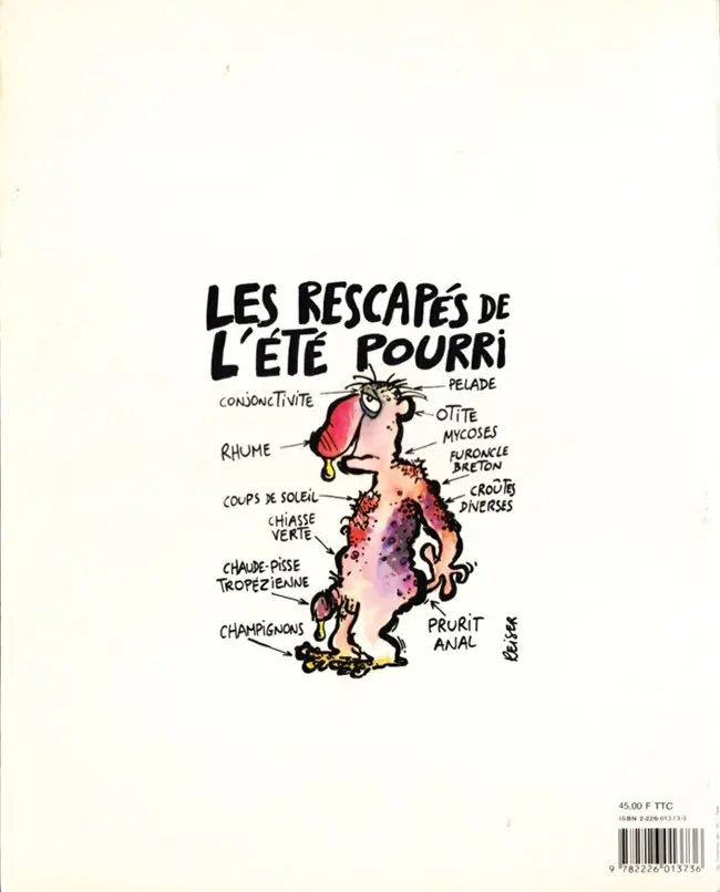 Verso de l'album Vive les vacances !