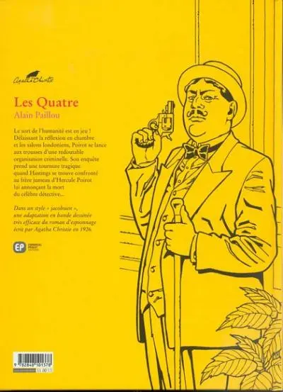 Verso de l'album Agatha Christie Tome 13 Les Quatre