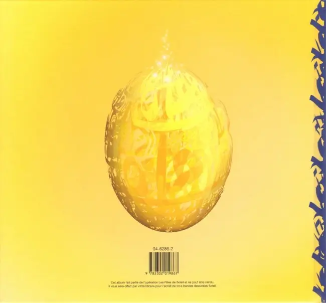 Verso de l'album Les Filles de Soleil N° 17