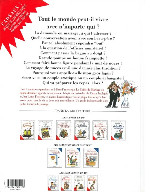 Verso de l'album Le Guide Tome 22 Le guide du mariage