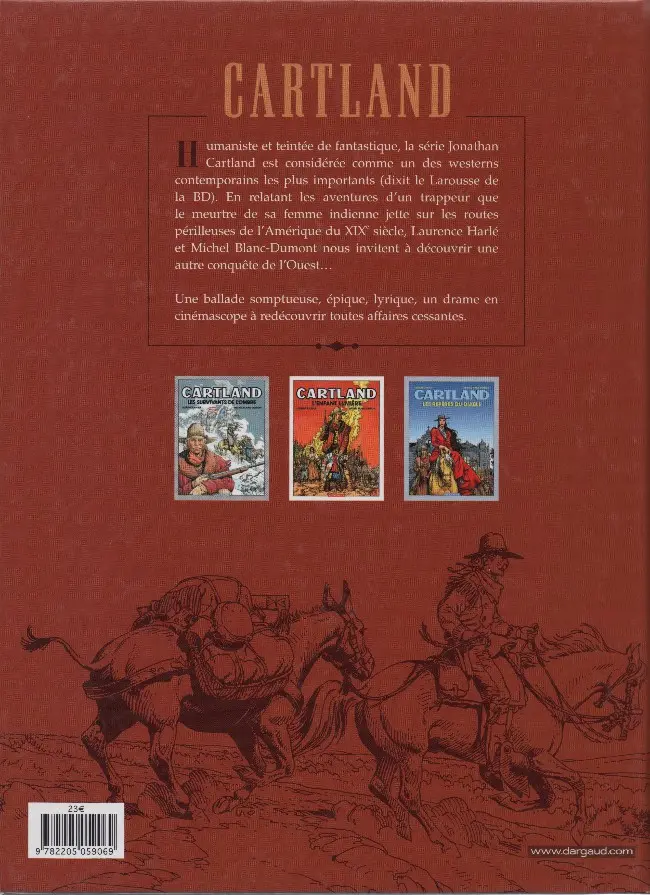 Verso de l'album Jonathan Cartland L'Intégrale 3