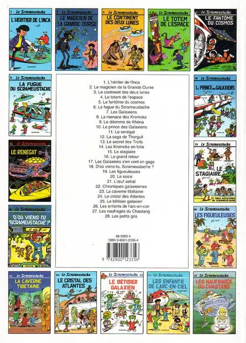 Verso de l'album Le Scrameustache Tome 28 Les petits gris