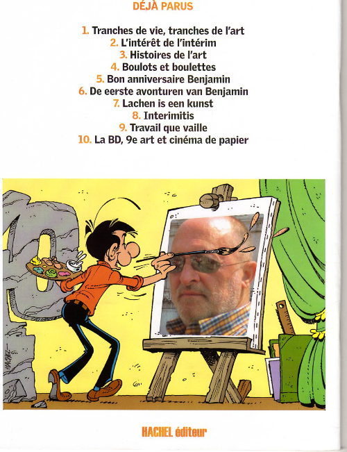 Verso de l'album BD, 9e art et cinéma de papier