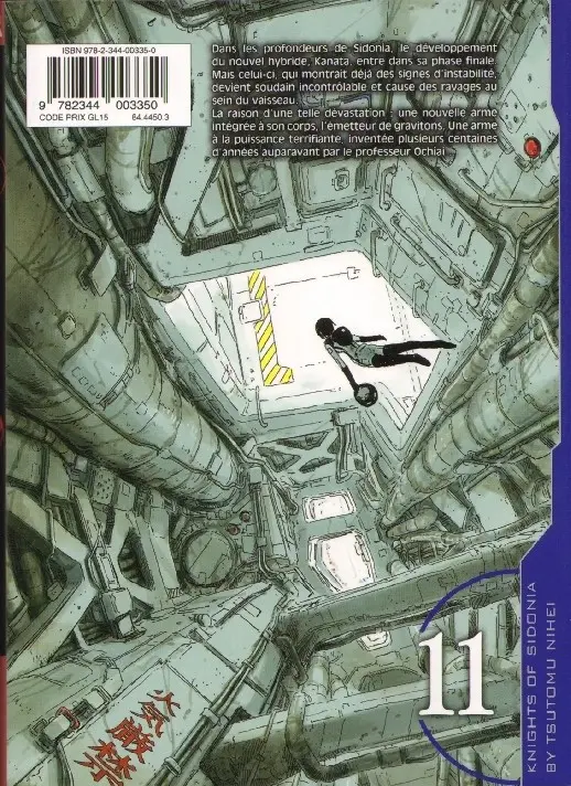 Verso de l'album Knights of Sidonia 11