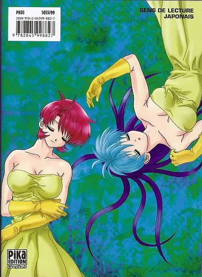 Verso de l'album Psychic academy 11
