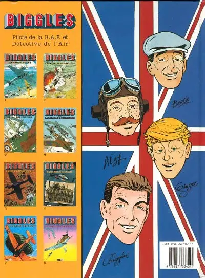 Verso de l'album Biggles Tome 9 La 13e Dent du diable