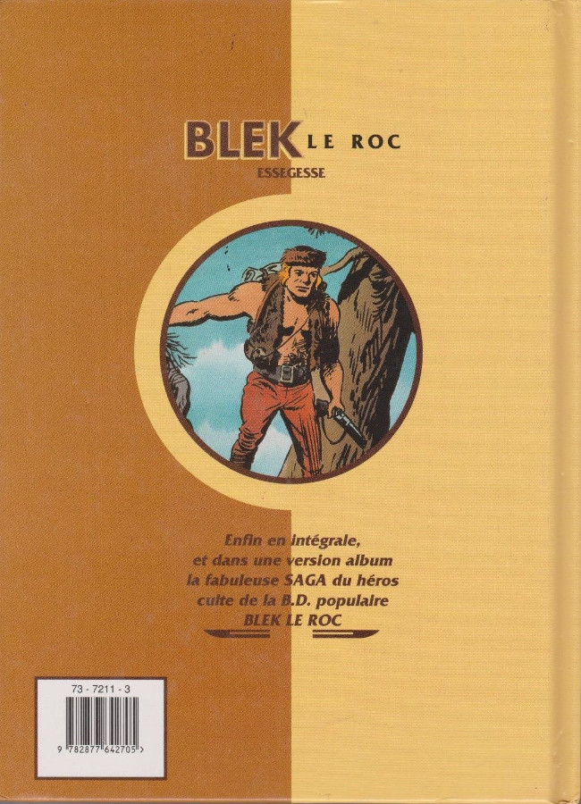 Verso de l'album Blek le roc 6
