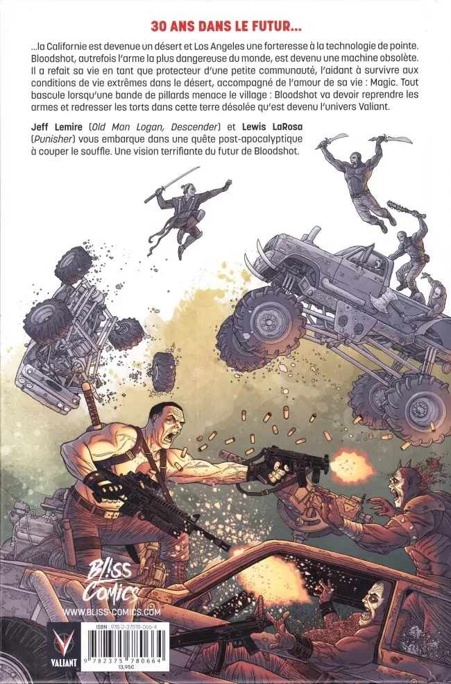 Verso de l'album Bloodshot Reborn Tome 3 L'Homme analogique