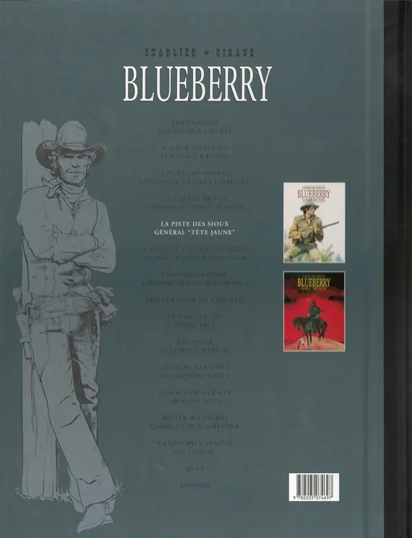 Verso de l'album Blueberry Intégrale Le Soir - Édition de 2015 Volume 5