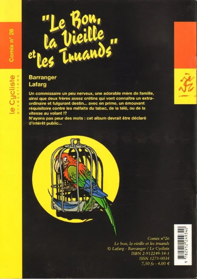 Verso de l'album Le Bon, la vieille et les truands Le Bon, la Vieille et les Truands