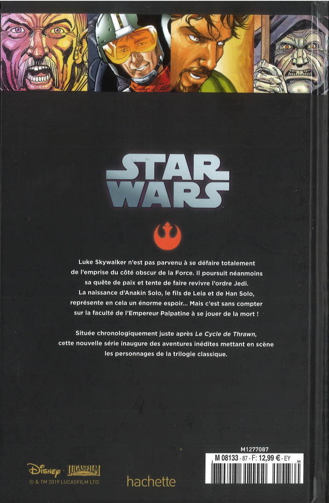 Verso de l'album Star Wars - Légendes - La Collection Tome 87 L'Empire des Ténèbres - III. La Fin de l'Empire