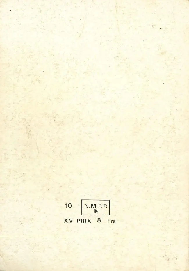 Verso de l'album Strange Album N° 39