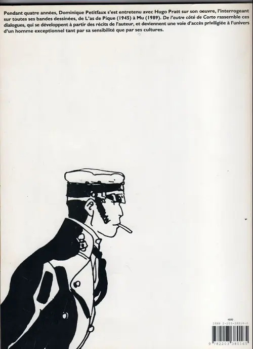Verso de l'album De l'autre côté de Corto