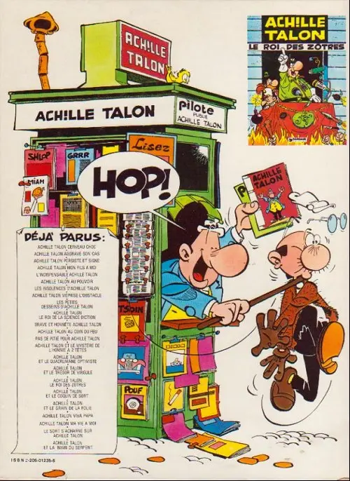 Verso de l'album Achille Talon Tome 21 Ma vie à moi