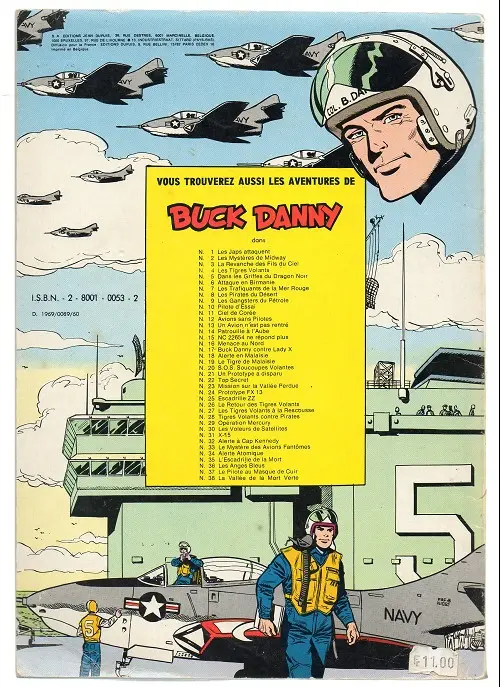 Verso de l'album Buck Danny Tome 16 Menace au nord