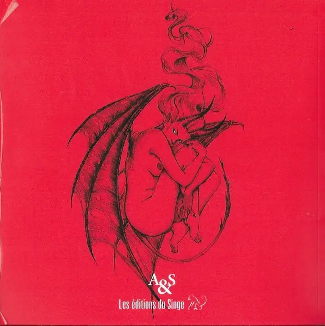 Verso de l'album Art & Sketch Valérie Reniers