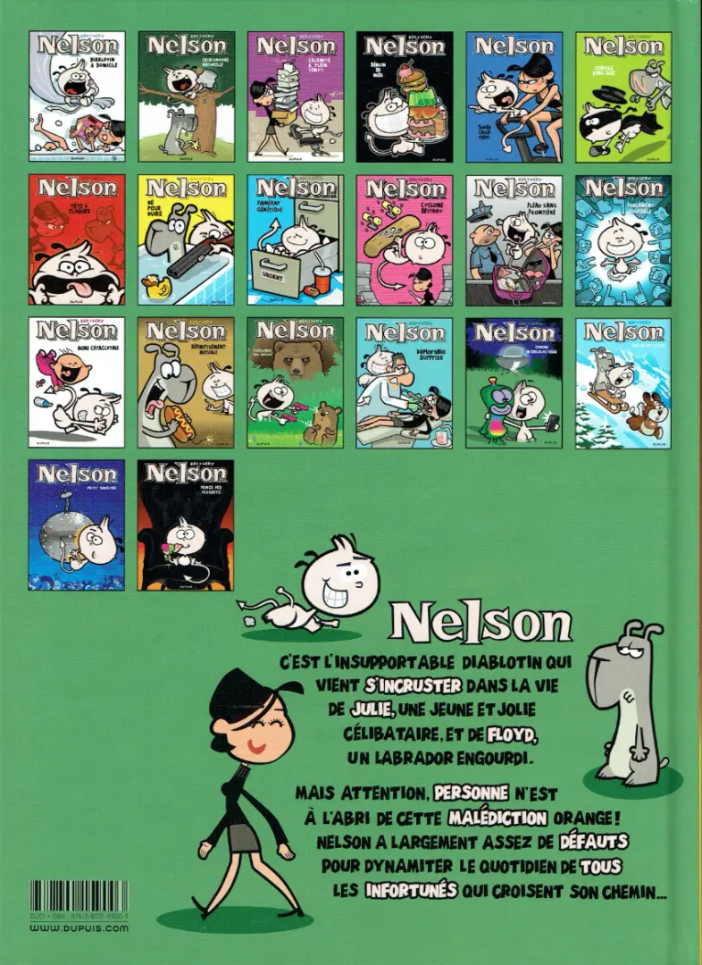 Verso de l'album Nelson Tome 17 Cancre intergalactique