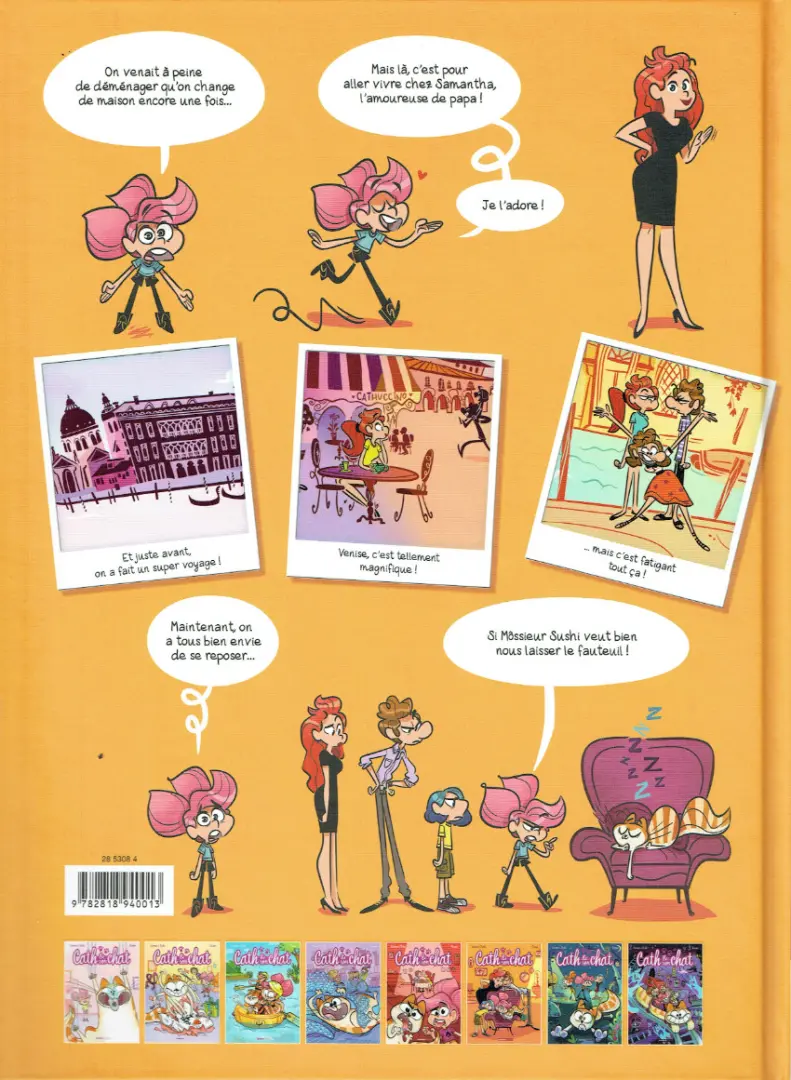 Verso de l'album Cath & son chat Tome 6