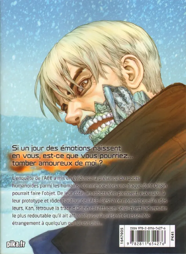 Verso de l'album Origin 8