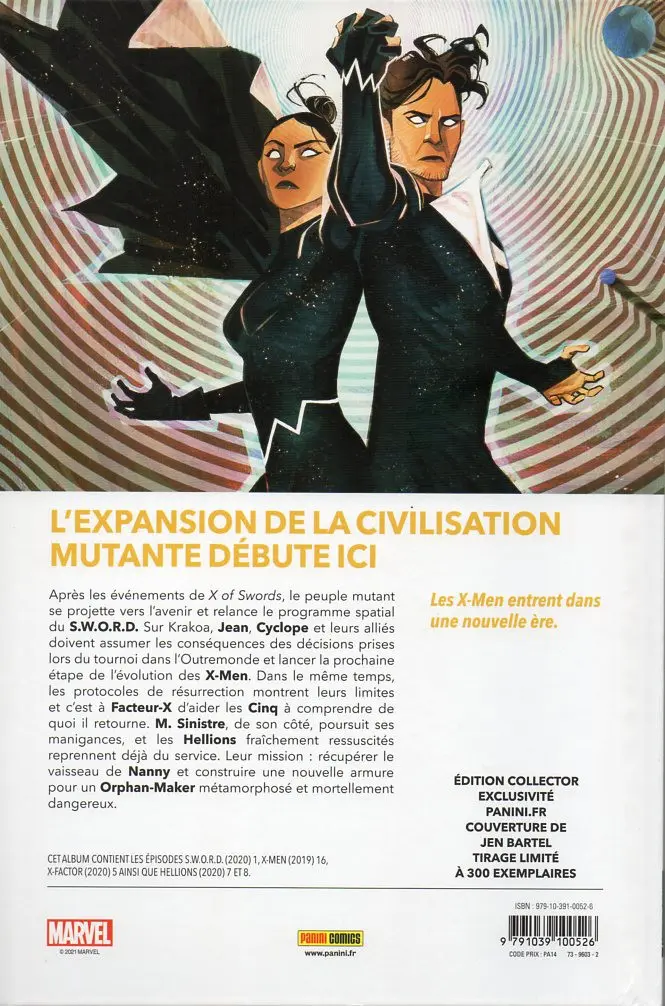 Verso de l'album Reign of X Volume 1