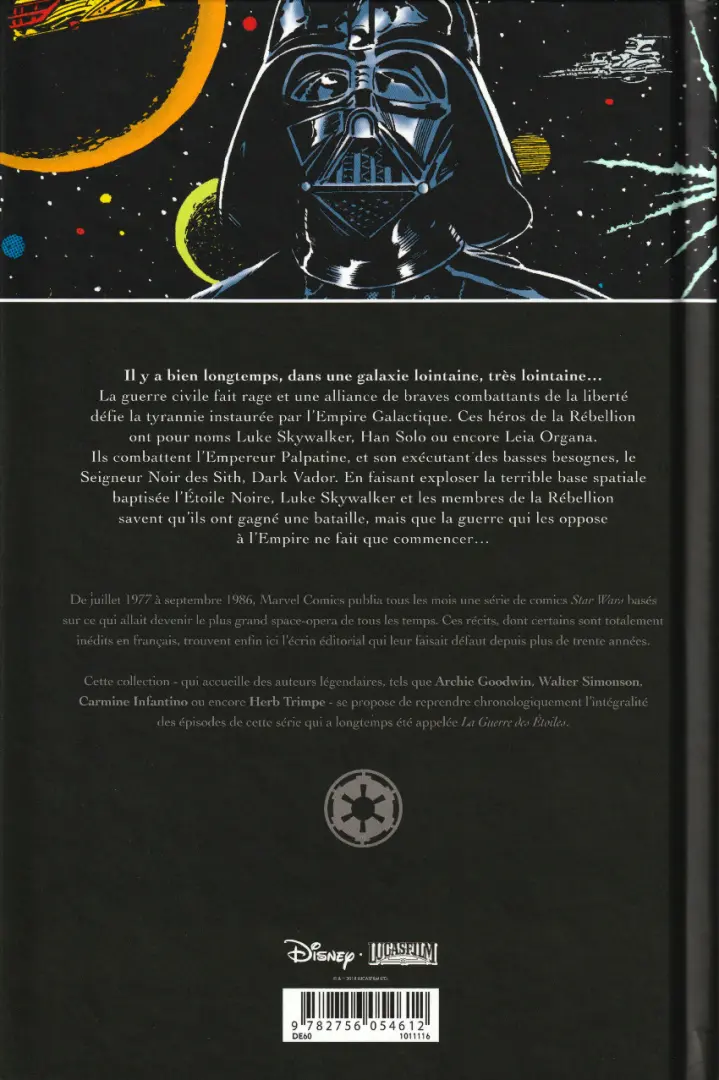 Verso de l'album Star Wars - Classic Tome 2